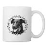 Beauceron Dog Print Coffee/Tea Mug - white