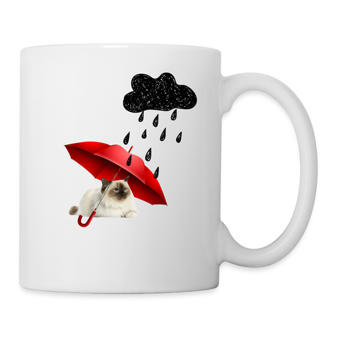 Himalayan Cat Print Coffee/Tea Mug - white