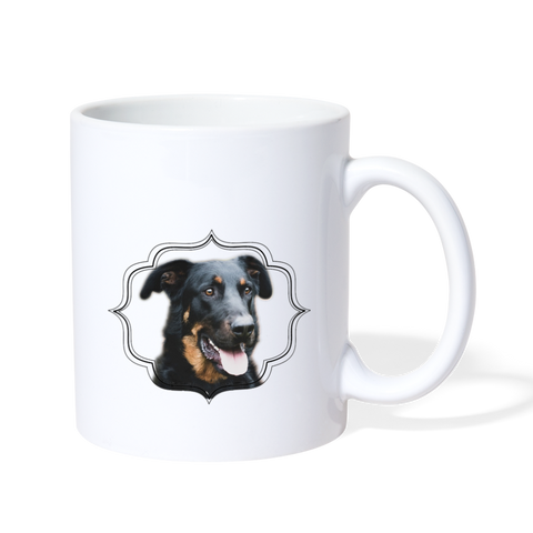 Lovely Beauceron Dog Print Coffee/Tea Mug - white