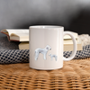 Bedlington Terrier Print Coffee/Tea Mug - white