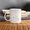 Bedlington Terrier Print Coffee/Tea Mug - white