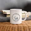 Lovely Bedlington Terrier With Heart Print Coffee/Tea Mug - white