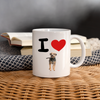 Border Terrier Print Coffee/Tea Mug - white