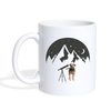 Cute Border Terrier Print Coffee/Tea Mug - white