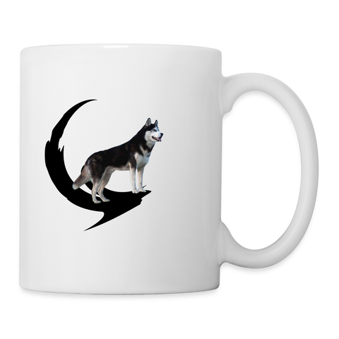 Siberian Husky Print Coffee/Tea Mug - white