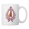 Airedale Terrier Print Coffee/Tea Mug - white