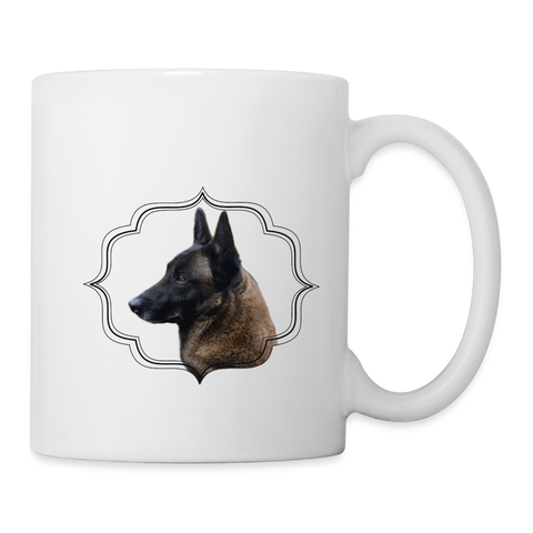 Belgian Malinois Print Coffee/Tea Mug - white