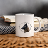 Belgian Malinois Print Coffee/Tea Mug - white