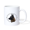 Belgian Malinois Print Coffee/Tea Mug - white