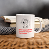 Drinking coffee Print Coffee/Tea Mug - white