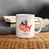 Bearded Collie in USA Print Coffee/Tea Mug - white