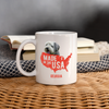 Bearded Collie in USA Print Coffee/Tea Mug - white