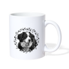 Bernese Mountain Dog Print Coffee/Tea Mug - white