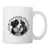 Bernese Mountain Dog Print Coffee/Tea Mug - white