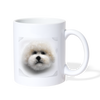 Bichon Frisé Print Coffee/Tea Mug - white