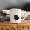 Black Russian Terrier Print Coffee/Tea Mug - white