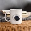 Black Russian Terrier Print Coffee/Tea Mug - white