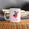 Dalmatian "I Love USA" Print Coffee/Tea Mug - white