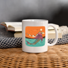 Fish Print Coffee/Tea Mug - white