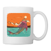 Fish Print Coffee/Tea Mug - white