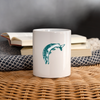 Fish Print Coffee/Tea Mug - white