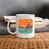 Fish Print Coffee/Tea Mug - white