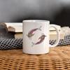 Koi Fish Print Coffee/Tea Mug - white