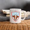 Cow Face Print Coffee/Tea Mug - white