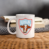 Cow Face Print Coffee/Tea Mug - white