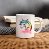 Rainbow Unicorn Print Coffee/Tea Mug - white