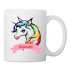 Rainbow Unicorn Print Coffee/Tea Mug - white