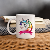 Rainbow Unicorn Print Coffee/Tea Mug - white