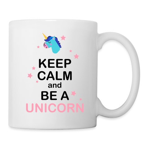 Unicorn Print Coffee/Tea Mug - white