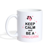 Unicorn Print Coffee/Tea Mug - white