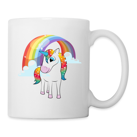 Unicorn Print Coffee/Tea Mug - white