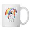 Unicorn Print Coffee/Tea Mug - white