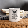 Magical Butterfly Print Coffee/Tea Mug - white