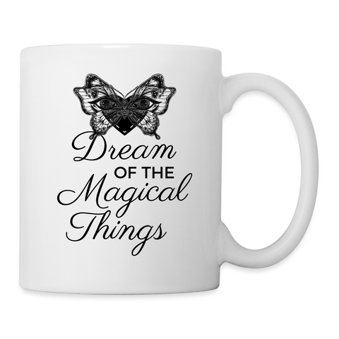 Magical Butterfly Print Coffee/Tea Mug - white