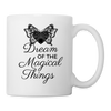 Magical Butterfly Print Coffee/Tea Mug - white