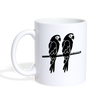 Parrot Print Coffee/Tea Mug - white