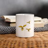 Blue And Yellow Macaw Print Coffee/Tea Mug - white