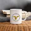 Lovely Blue-and-yellow Macaw Print Coffee/Tea Mug - white