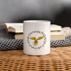 Lovely Blue-and-yellow Macaw Print Coffee/Tea Mug - white