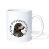 Bluetick Coonhound Print Coffee/Tea Mug - white