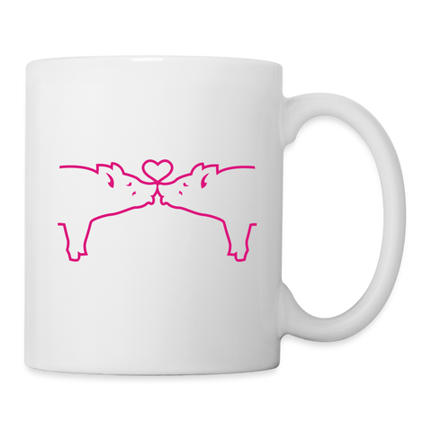 Cute Pig Love Print Coffee/Tea Mug - white