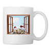 Miniature Pig Print Coffee/Tea Mug - white