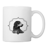 Cute Bluetick Coonhound Print Coffee/Tea Mug - white