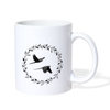 Cute Blue Winged Macaw Print Coffee/Tea Mug - white