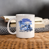 Greyhound Print Coffee/Tea Mug - white