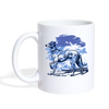 Greyhound Print Coffee/Tea Mug - white